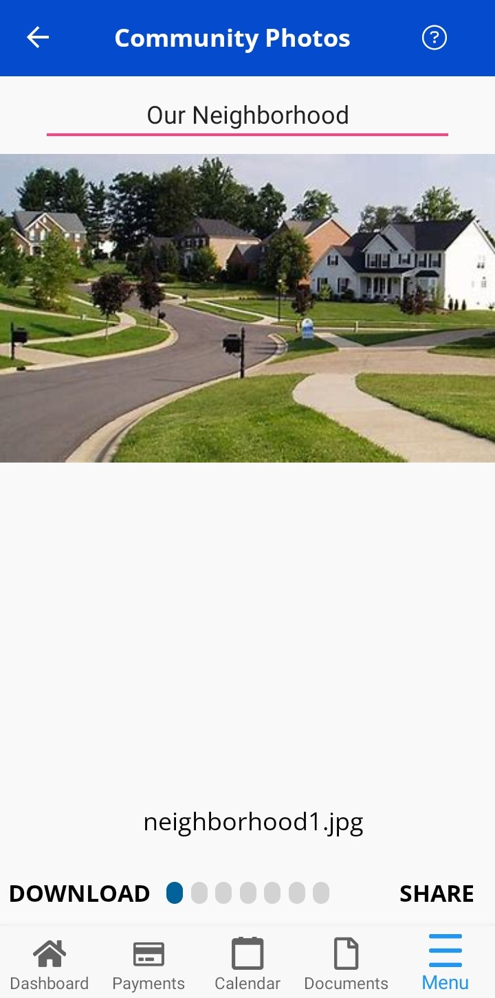 Viewing Community Photos in the Homeowner App
