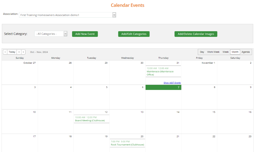 Calendars and Events